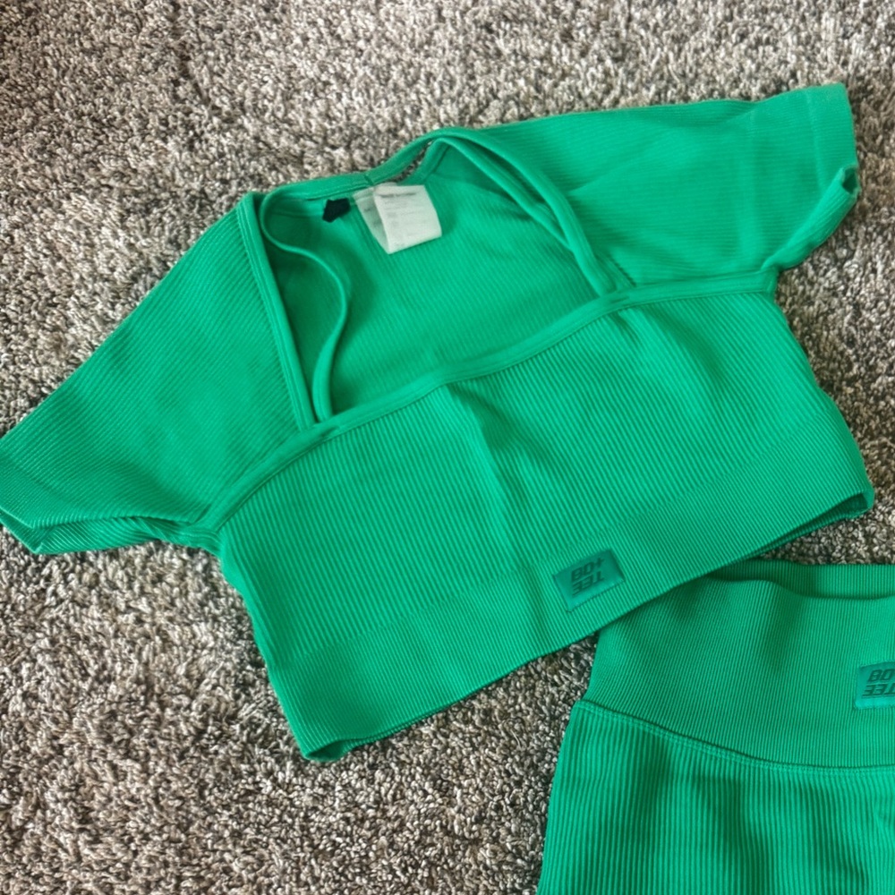 Vibrant Green Sports Bra